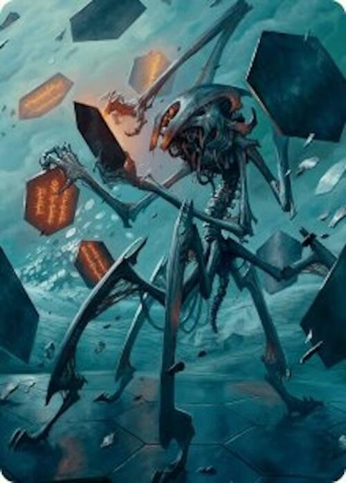 Scrawling Crawler Art Card (50/54) [Foundations Art Series] | Cracking-Singles