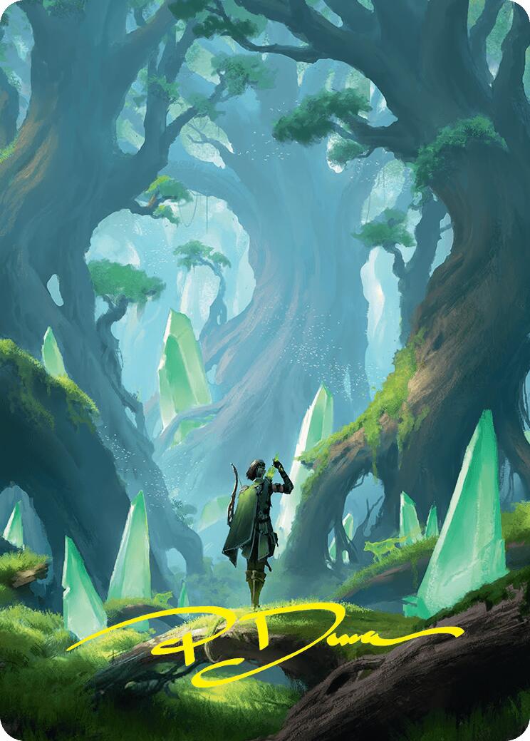 Forest Art Card (25/54) (Gold-Stamped Signature) [Foundations Art Series] | Cracking-Singles