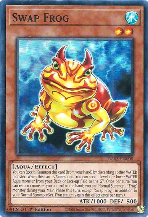 Swap Frog [RA03-EN005] Super Rare | Cracking-Singles