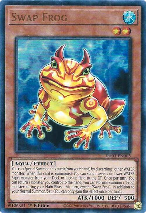 Swap Frog (UR) [RA03-EN005] Ultra Rare | Cracking-Singles