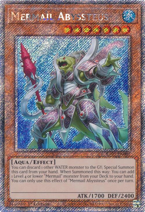 Mermail Abyssteus (Platinum Secret Rare) [RA03-EN007] Platinum Secret Rare | Cracking-Singles