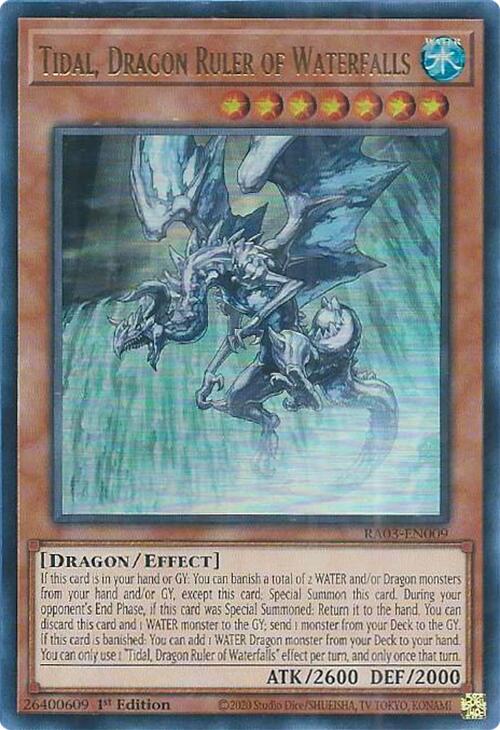 Tidal, Dragon Ruler of Waterfalls (UR) [RA03-EN009] Ultra Rare | Cracking-Singles