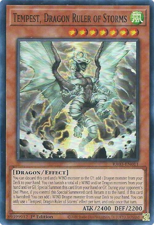Tempest, Dragon Ruler of Storms [RA03-EN011] Super Rare | Cracking-Singles