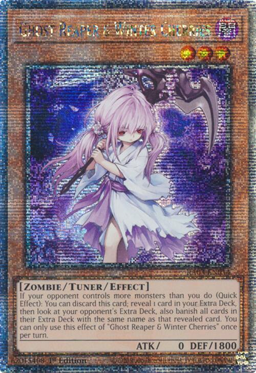 Ghost Reaper & Winter Cherries (Quarter Century Secret Rare) [RA03-EN014] Quarter Century Secret Rare | Cracking-Singles