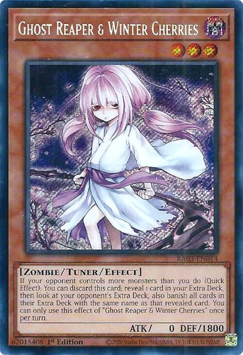 Ghost Reaper & Winter Cherries (Alternate Art) (Secret Rare) [RA03-EN014] Secret Rare | Cracking-Singles
