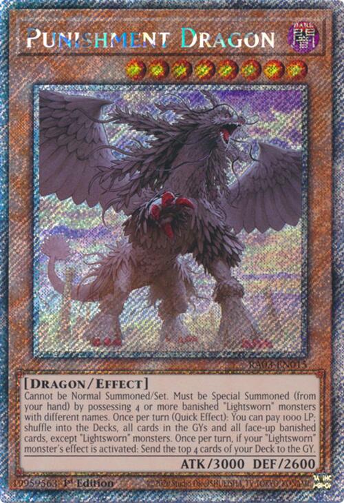 Punishment Dragon (Platinum Secret Rare) [RA03-EN015] Platinum Secret Rare | Cracking-Singles