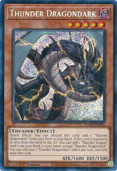 Thunder Dragondark (Secret Rare) [RA03-EN018] Secret Rare | Cracking-Singles