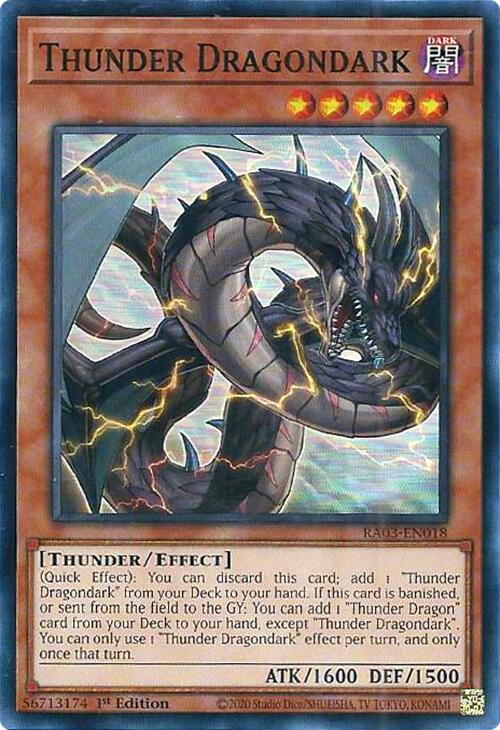 Thunder Dragondark [RA03-EN018] Super Rare | Cracking-Singles