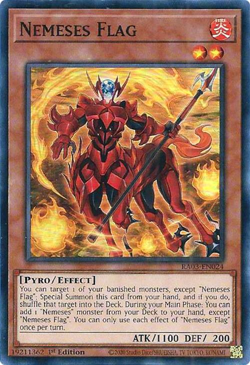 Nemeses Flag [RA03-EN024] Super Rare | Cracking-Singles