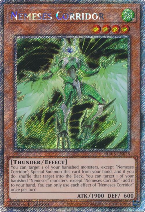 Nemeses Corridor (Platinum Secret Rare) [RA03-EN025] Platinum Secret Rare | Cracking-Singles