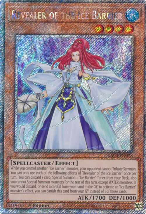 Revealer of the Ice Barrier (Platinum Secret Rare) [RA03-EN028] Platinum Secret Rare | Cracking-Singles
