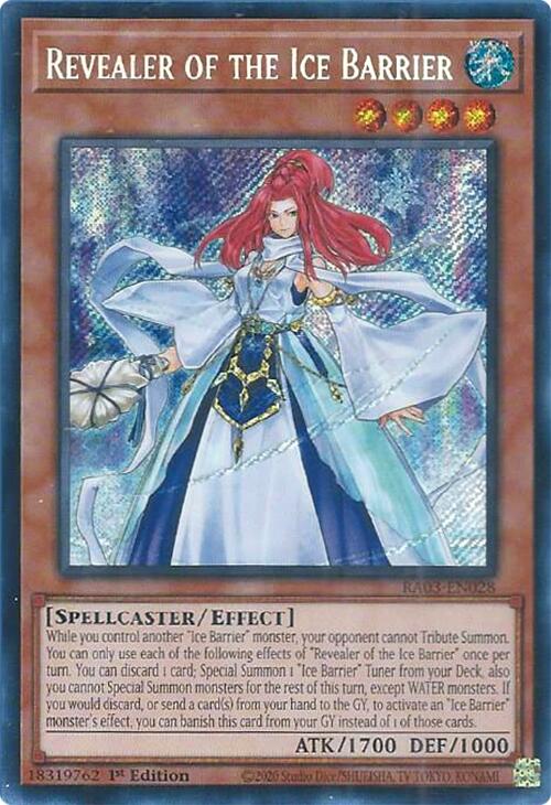 Revealer of the Ice Barrier (Secret Rare) [RA03-EN028] Secret Rare | Cracking-Singles