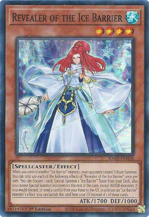 Revealer of the Ice Barrier [RA03-EN028] Super Rare | Cracking-Singles