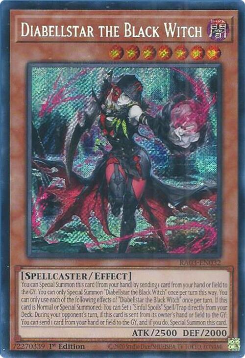 Diabellstar the Black Witch (Secret Rare) [RA03-EN032] Secret Rare | Cracking-Singles