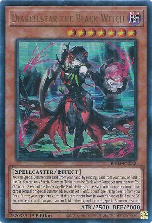 Diabellstar the Black Witch (UR) [RA03-EN032] Ultra Rare | Cracking-Singles