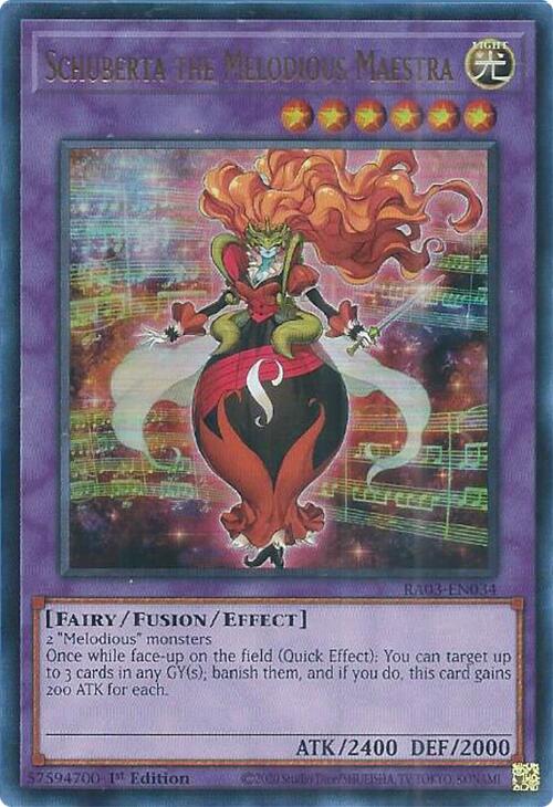 Schuberta the Melodious Maestra (UR) [RA03-EN034] Ultra Rare | Cracking-Singles