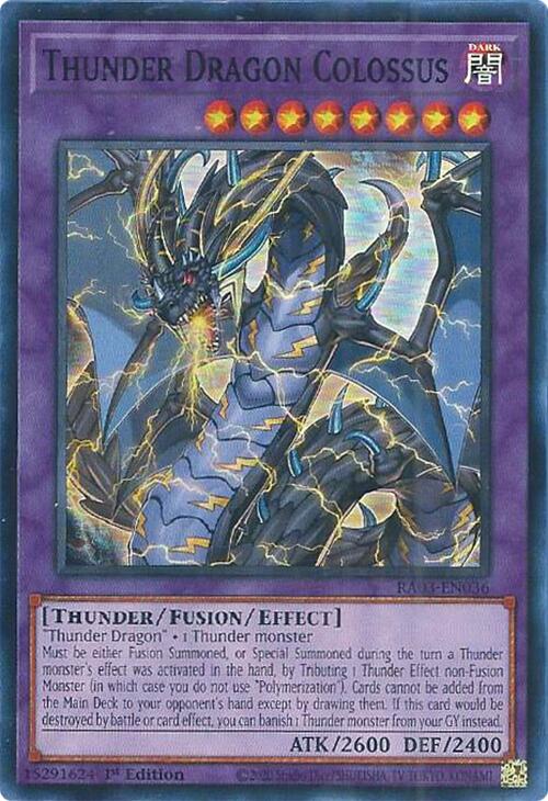 Thunder Dragon Colossus [RA03-EN036] Super Rare | Cracking-Singles