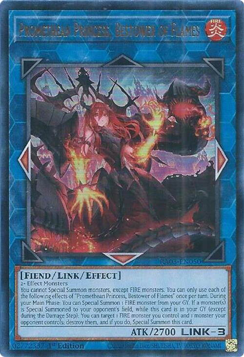 Promethean Princess, Bestower of Flames (UR) [RA03-EN050] Ultra Rare | Cracking-Singles
