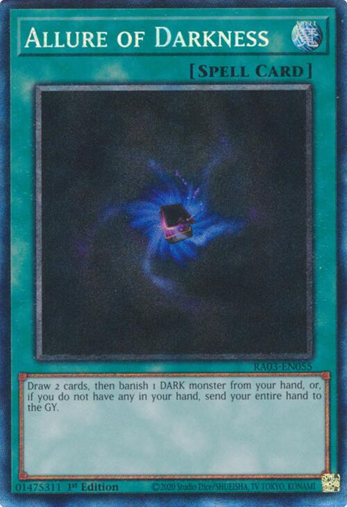 Allure of Darkness (CR) [RA03-EN055] Prismatic Collector's Rare | Cracking-Singles