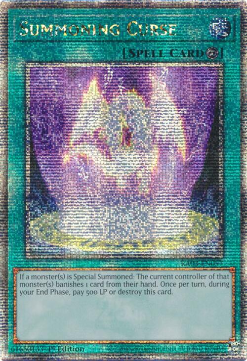 Summoning Curse (Quarter Century Secret Rare) [RA03-EN057] Quarter Century Secret Rare | Cracking-Singles