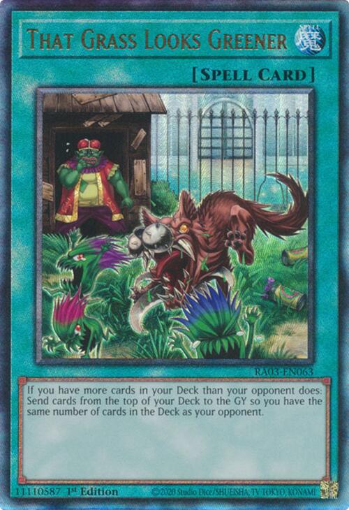 That Grass Looks Greener (UTR) [RA03-EN063] Prismatic Ultimate Rare | Cracking-Singles