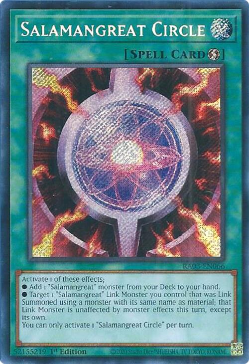 Salamangreat Circle (Secret Rare) [RA03-EN066] Secret Rare | Cracking-Singles