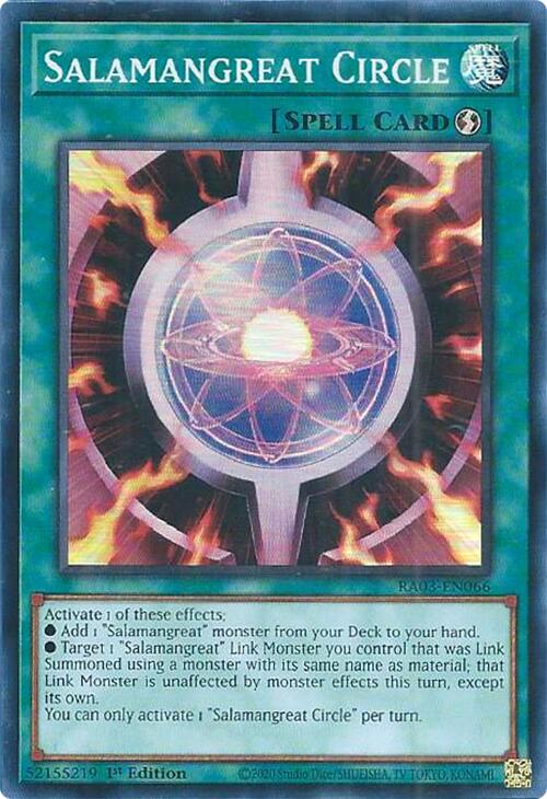 Salamangreat Circle [RA03-EN066] Super Rare | Cracking-Singles