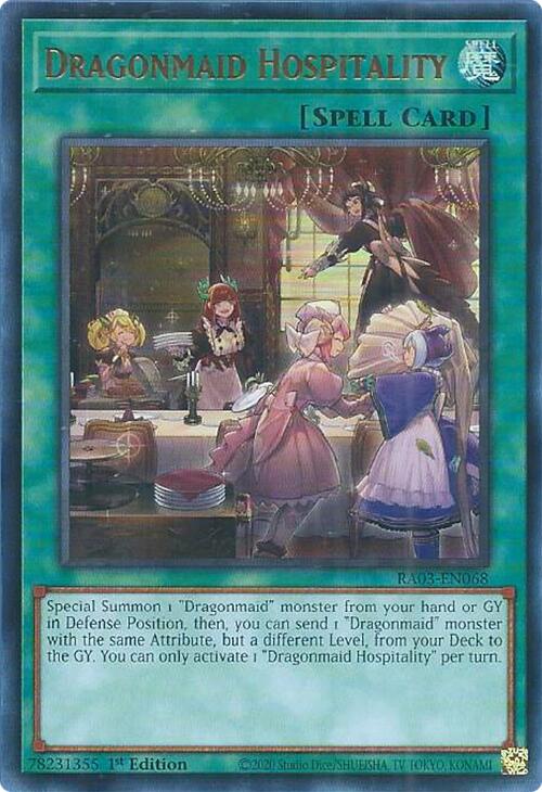 Dragonmaid Hospitality (UR) [RA03-EN068] Ultra Rare | Cracking-Singles