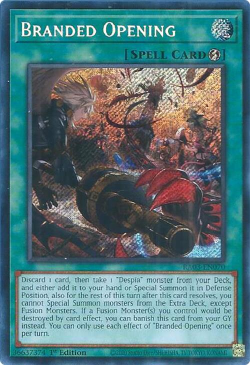 Branded Opening (Secret Rare) [RA03-EN070] Secret Rare | Cracking-Singles