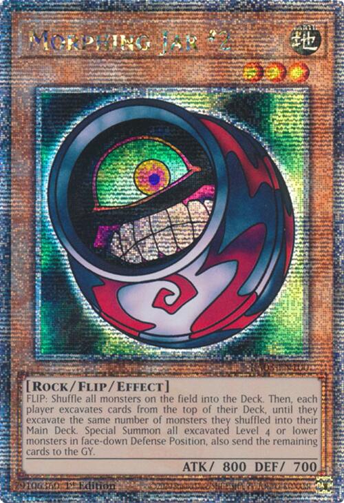 Morphing Jar #2 (Quarter Century Secret Rare) [RA03-EN100] Quarter Century Secret Rare | Cracking-Singles