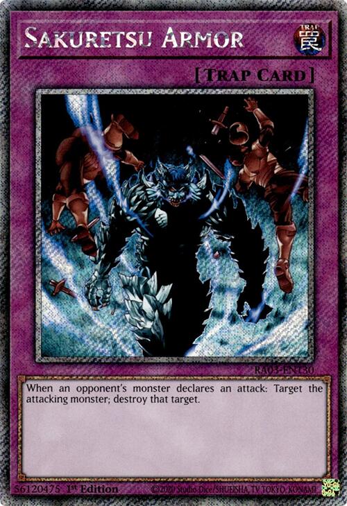 Sakuretsu Armor (Platinum Secret Rare) [RA03-EN130] Platinum Secret Rare | Cracking-Singles