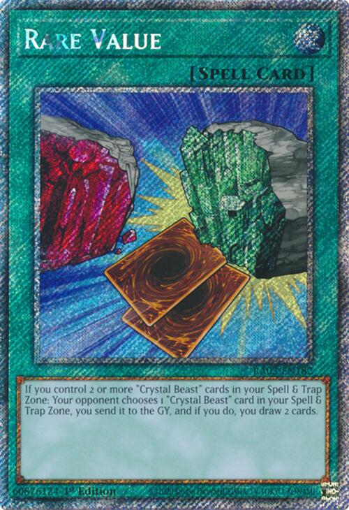 Rare Value (Platinum Secret Rare) [RA03-EN182] Platinum Secret Rare | Cracking-Singles