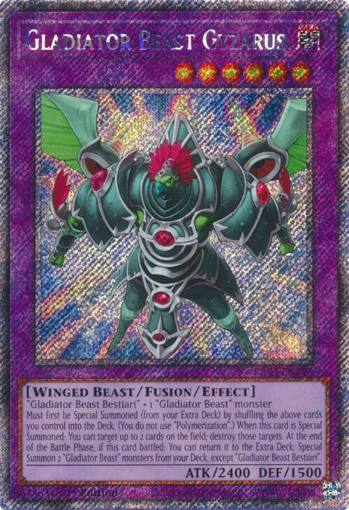 Gladiator Beast Gyzarus (Platinum Secret Rare) [RA03-EN198] Platinum Secret Rare | Cracking-Singles