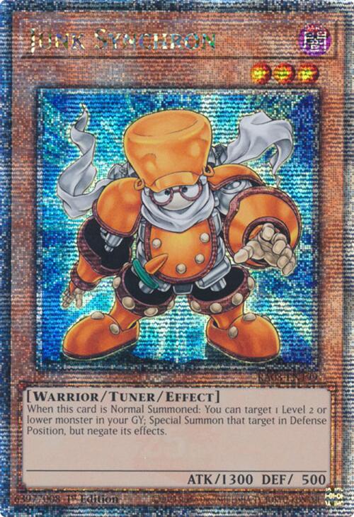 Junk Synchron (Quarter Century Secret Rare) [RA03-EN199] Quarter Century Secret Rare | Cracking-Singles
