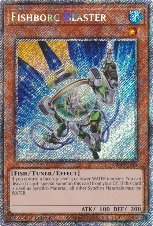 Fishborg Blaster (Platinum Secret Rare) [RA03-EN225] Platinum Secret Rare | Cracking-Singles