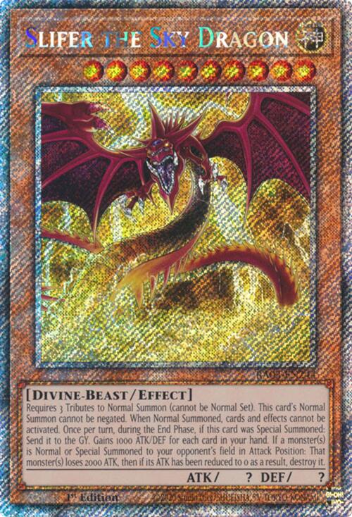 Slifer the Sky Dragon (Platinum Secret Rare) [RA03-EN244] Platinum Secret Rare | Cracking-Singles