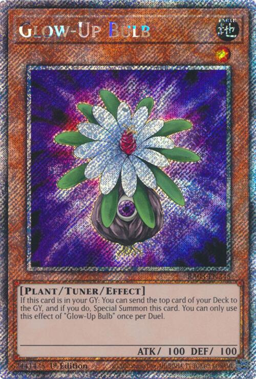 Glow-Up Bulb (Platinum Secret Rare) [RA03-EN245] Platinum Secret Rare | Cracking-Singles