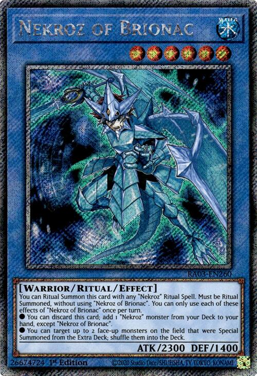 Nekroz of Brionac (Platinum Secret Rare) [RA03-EN260] Platinum Secret Rare | Cracking-Singles
