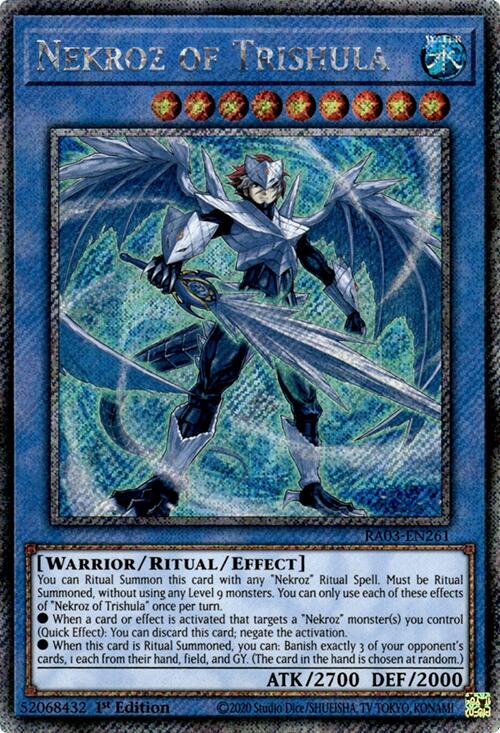 Nekroz of Trishula (Platinum Secret Rare) [RA03-EN261] Platinum Secret Rare | Cracking-Singles
