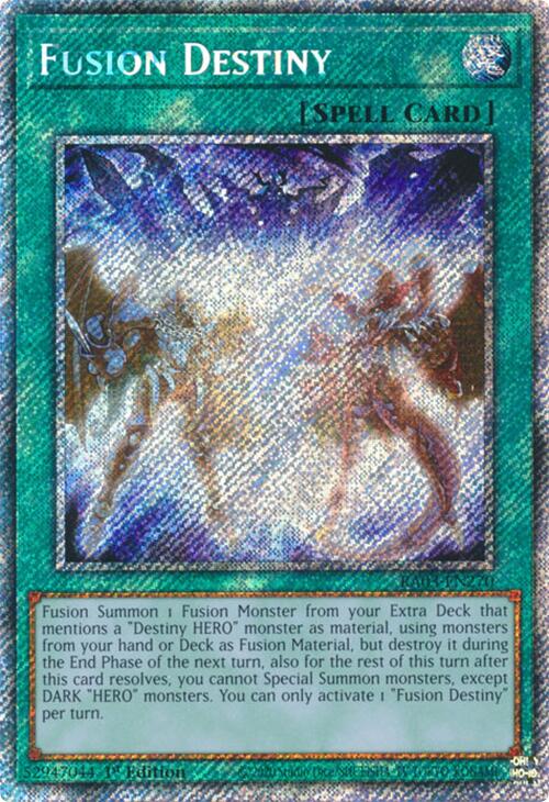 Fusion Destiny (Platinum Secret Rare) [RA03-EN270] Platinum Secret Rare | Cracking-Singles