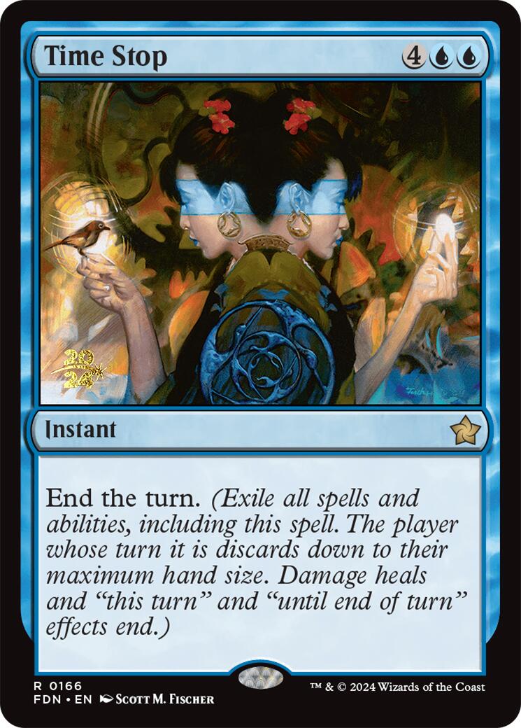 Time Stop [Foundations Prerelease Promos] | Cracking-Singles