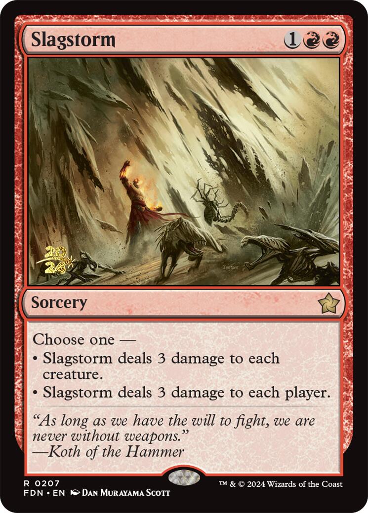 Slagstorm [Foundations Prerelease Promos] | Cracking-Singles