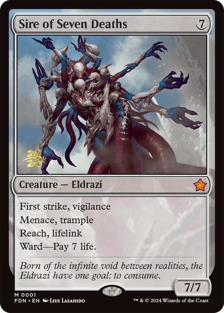 Sire of Seven Deaths [Foundations Prerelease Promos] | Cracking-Singles