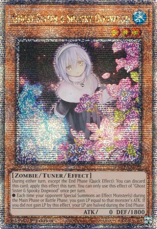 Ghost Sister & Spooky Dogwood (Alternate Art) (Quarter Century Secret Rare) [RA03-EN020] Quarter Century Secret Rare | Cracking-Singles