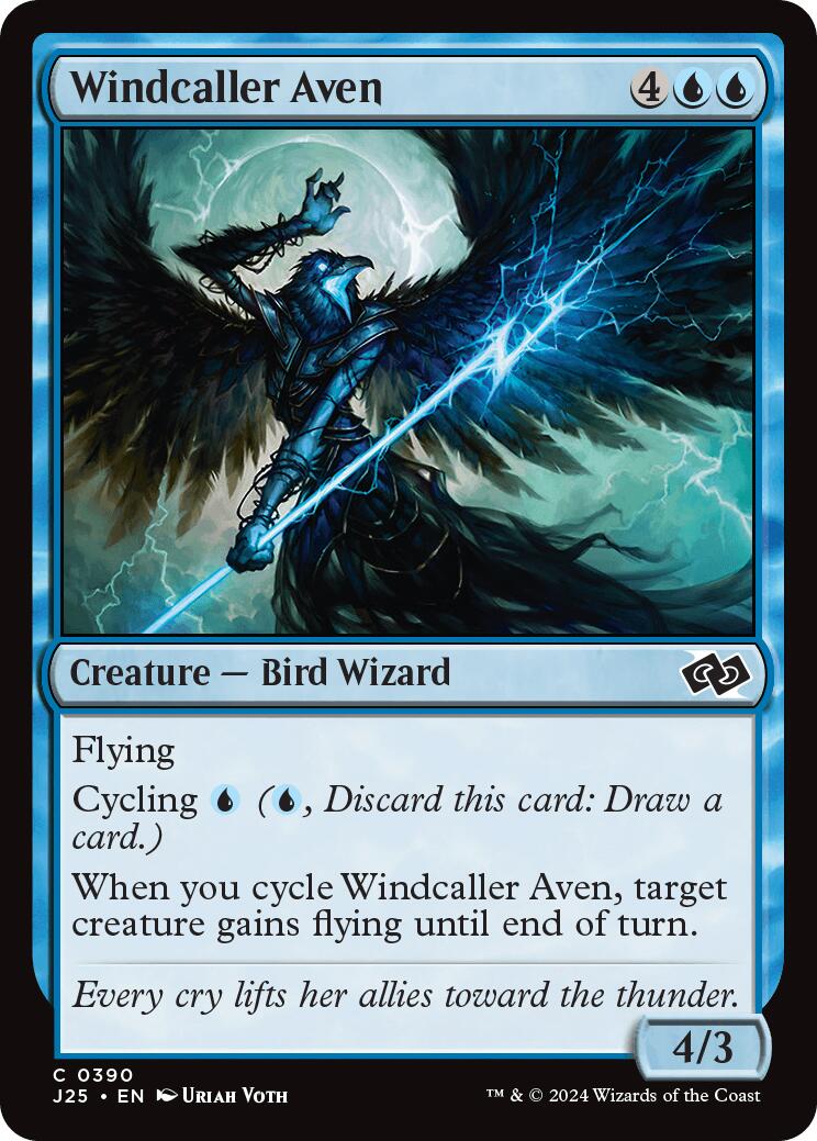 Windcaller Aven [Foundations Jumpstart] | Cracking-Singles