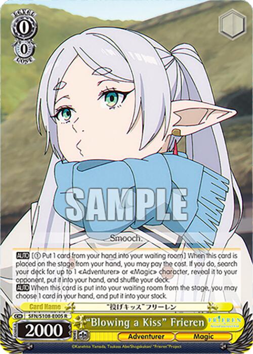 "Blowing a Kiss" Frieren [Frieren: Beyond Journey's End] | Cracking-Singles