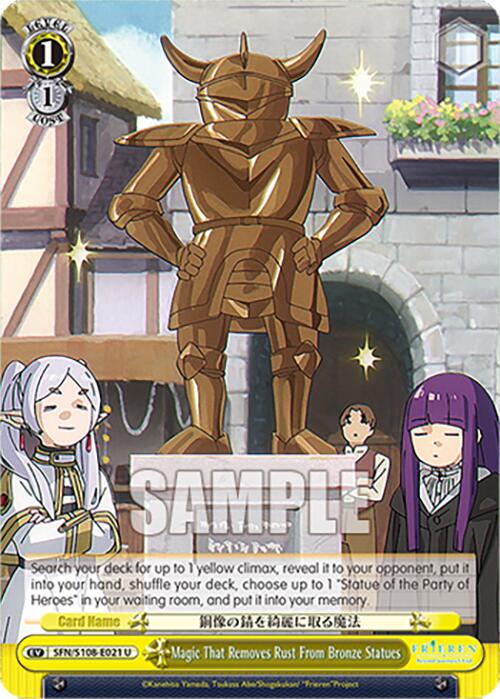Magic That Removes Rust From Bronze Statues [Frieren: Beyond Journey's End] | Cracking-Singles