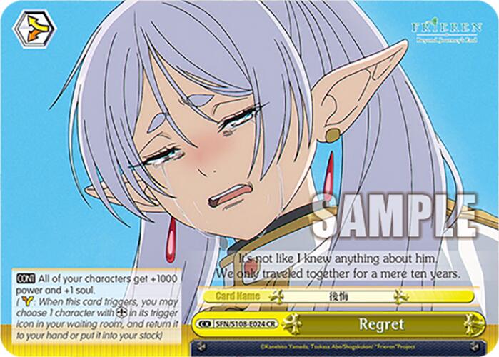 Regret [Frieren: Beyond Journey's End] | Cracking-Singles