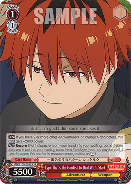 Type That's the Hardest to Deal With, Stark [Frieren: Beyond Journey's End] | Cracking-Singles