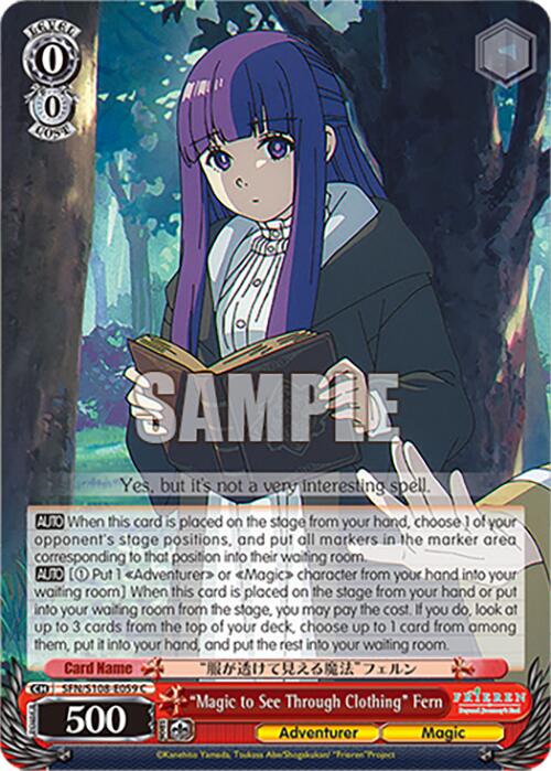 "Magic to See Through Clothing" Fern [Frieren: Beyond Journey's End] | Cracking-Singles